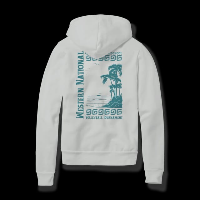 Western Nationals Hoodie Ash — back