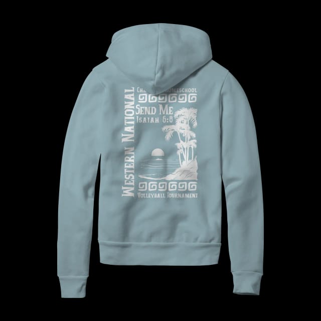 WN26 Hoodie Blue Fog — back