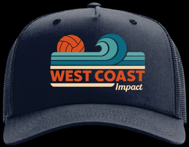 Wave Print Trucker